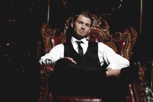 confident well-dressed man