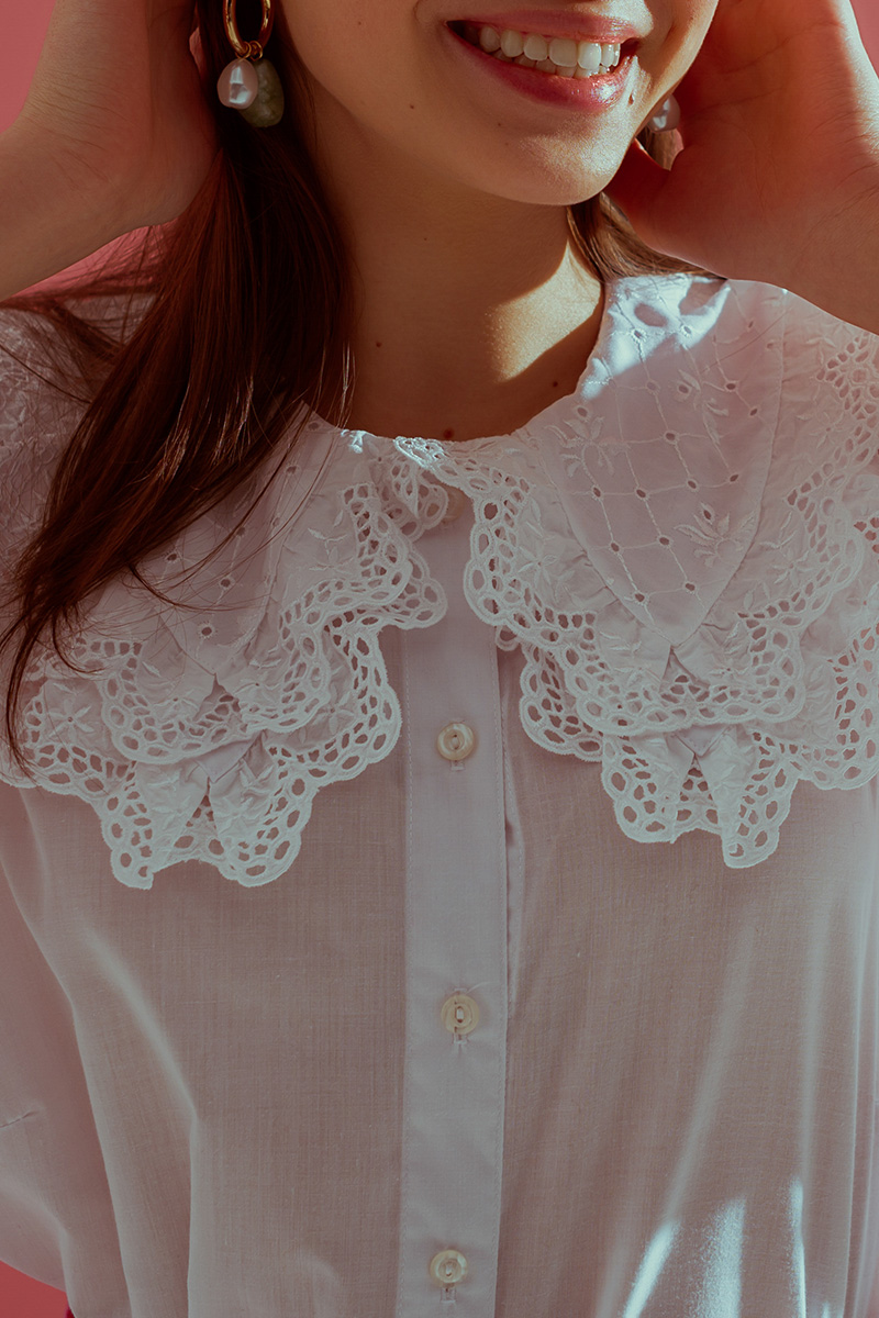 White Flanel Shirt - Image 2